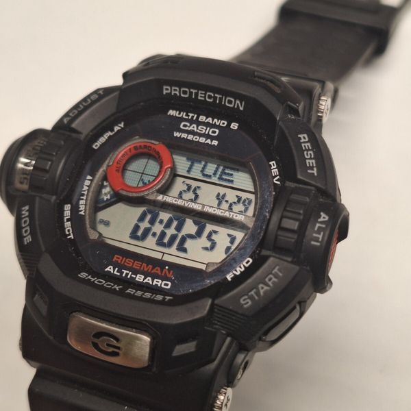 Casio vintage GW9200 mod 3147 Riseman orologio uomo quartz (batteria ...