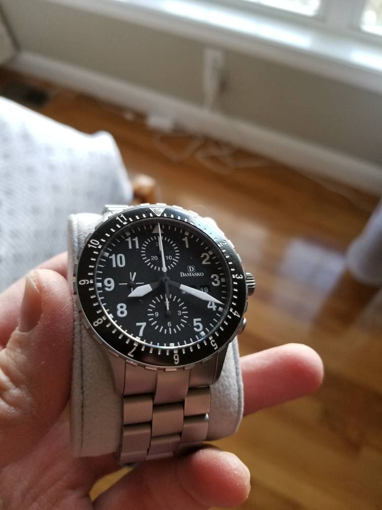 FS: Damasko DC66 on bracelet. Includes extra Damasko strap, all original  accessories