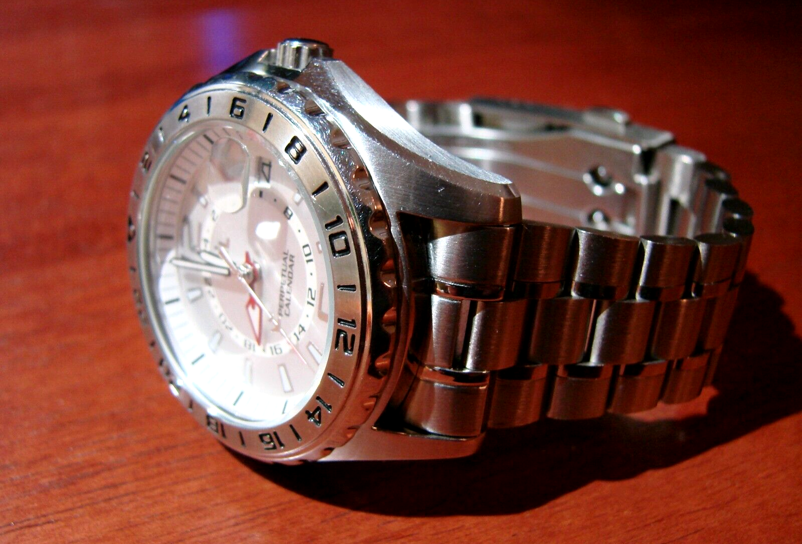 RARE JAL JAPAN AIRLINES SEIKO T1861-0010 8F56 GMT PERPETUAL