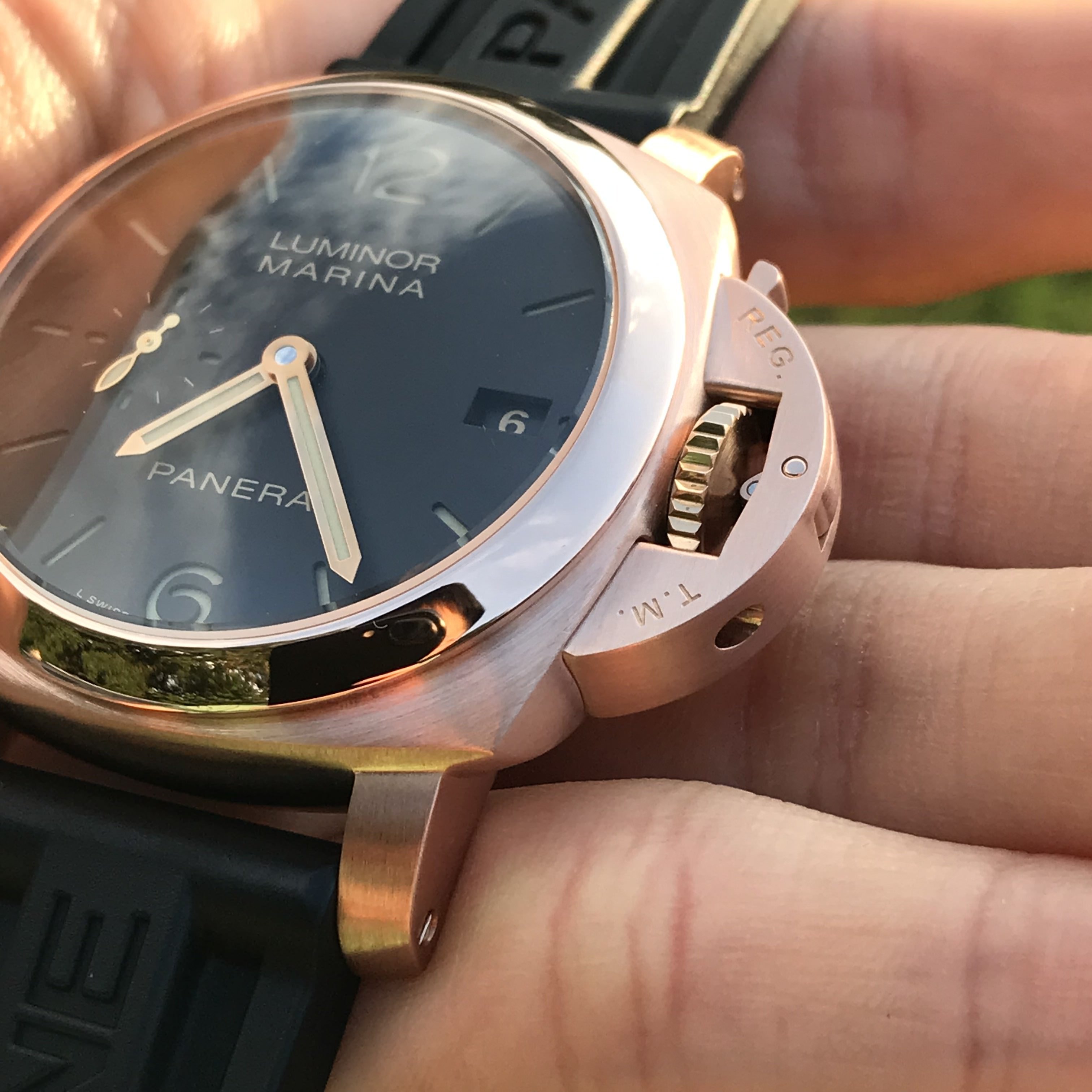 16 850 USD FS Panerai Luminor Marina 1950 3 Days Rose Gold 42mm