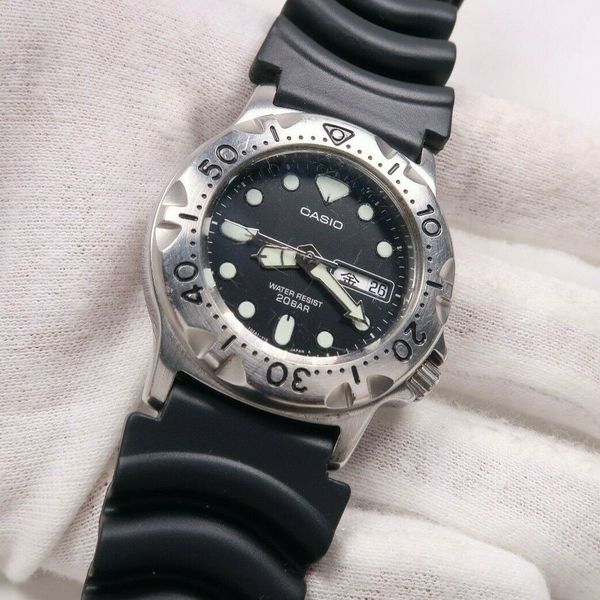 オールドカシオ カジキダイバー MD-723 20BAR 稼働品　NATO新品 CASIO DIVER MD-723 20BAR WATCH JAPAN | WatchCharts Marketplace