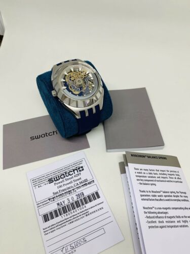 Swatch Flymagic Limited Edition Steel Blue 493/500 Unworn Fly