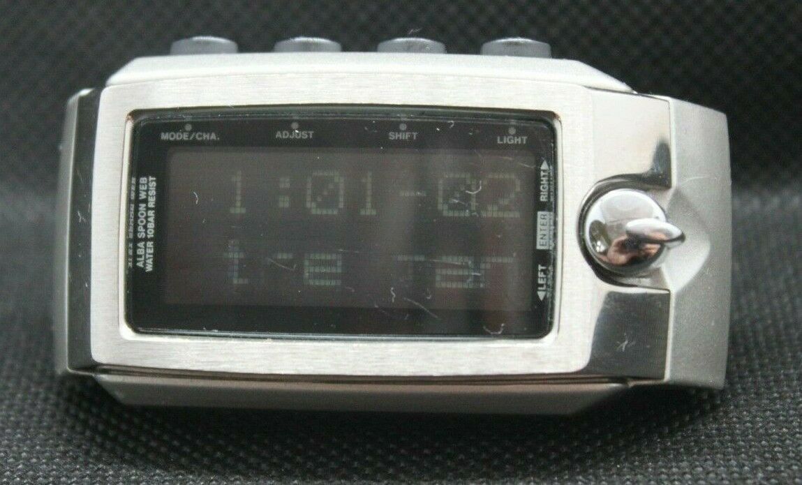 RARE collectible Alba Spoon Web watch Seiko Iconic SAM design