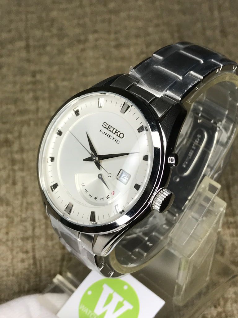 Seiko Kinetic SRN043P1 Quartz Gents Dress Watch SRN043P SRN043