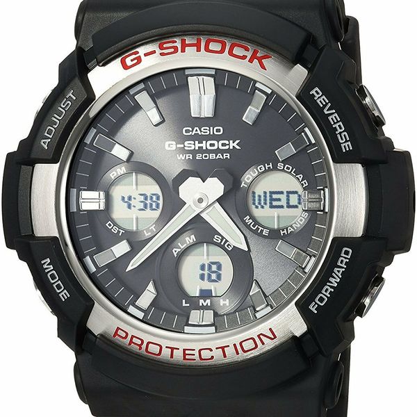 FREE SHIPPING! NEW!! Casio G SHOCK Quartz Resin Black Men's Watch GAS ...