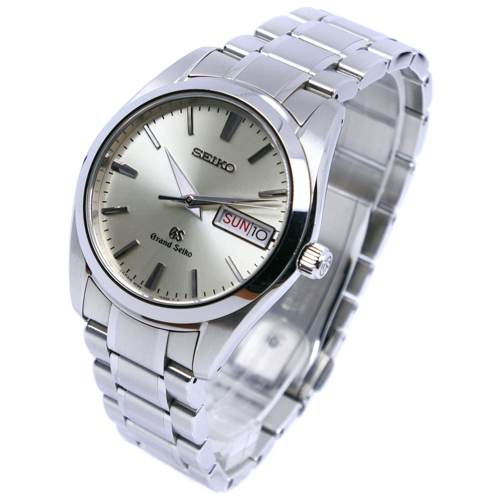 SEIKO] Seiko Grand Seiko Day Date 9F83-0AH0 SBGT035 Stainless Steel Silver  Quartz Analog Display Men's Silver Dial Watch [Used] A Rank | WatchCharts