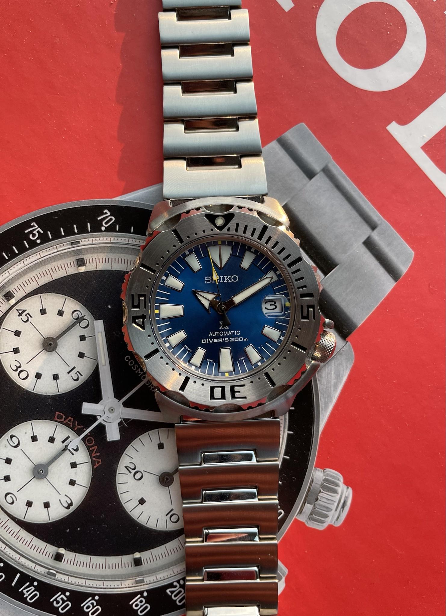 WTS Seiko Monster SBDC067 Blue Coral 680 Reduced WatchCharts