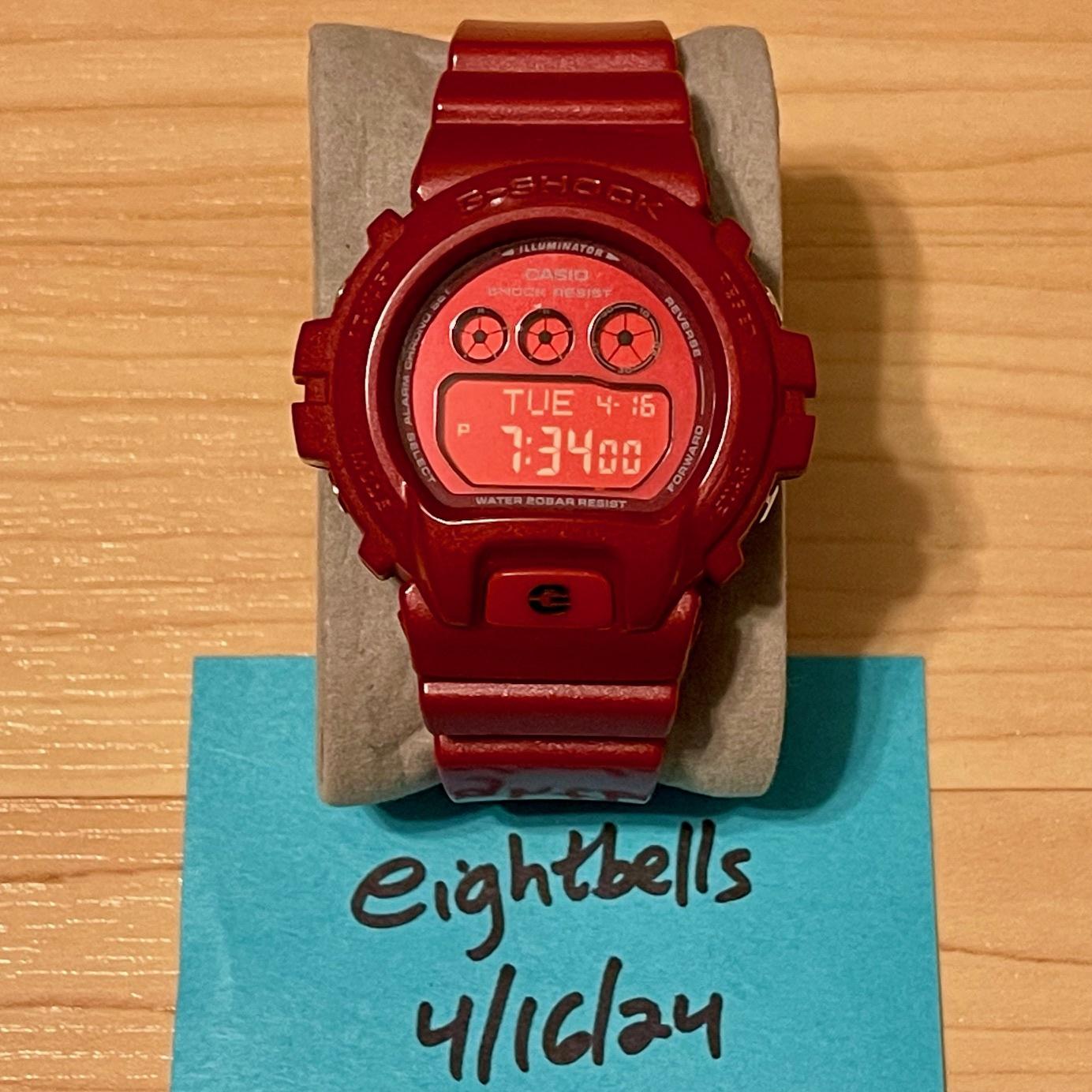 Casio G-Shock Red GMD-S6900SM-4 CASIO G-SHOCK Metallic Digital 