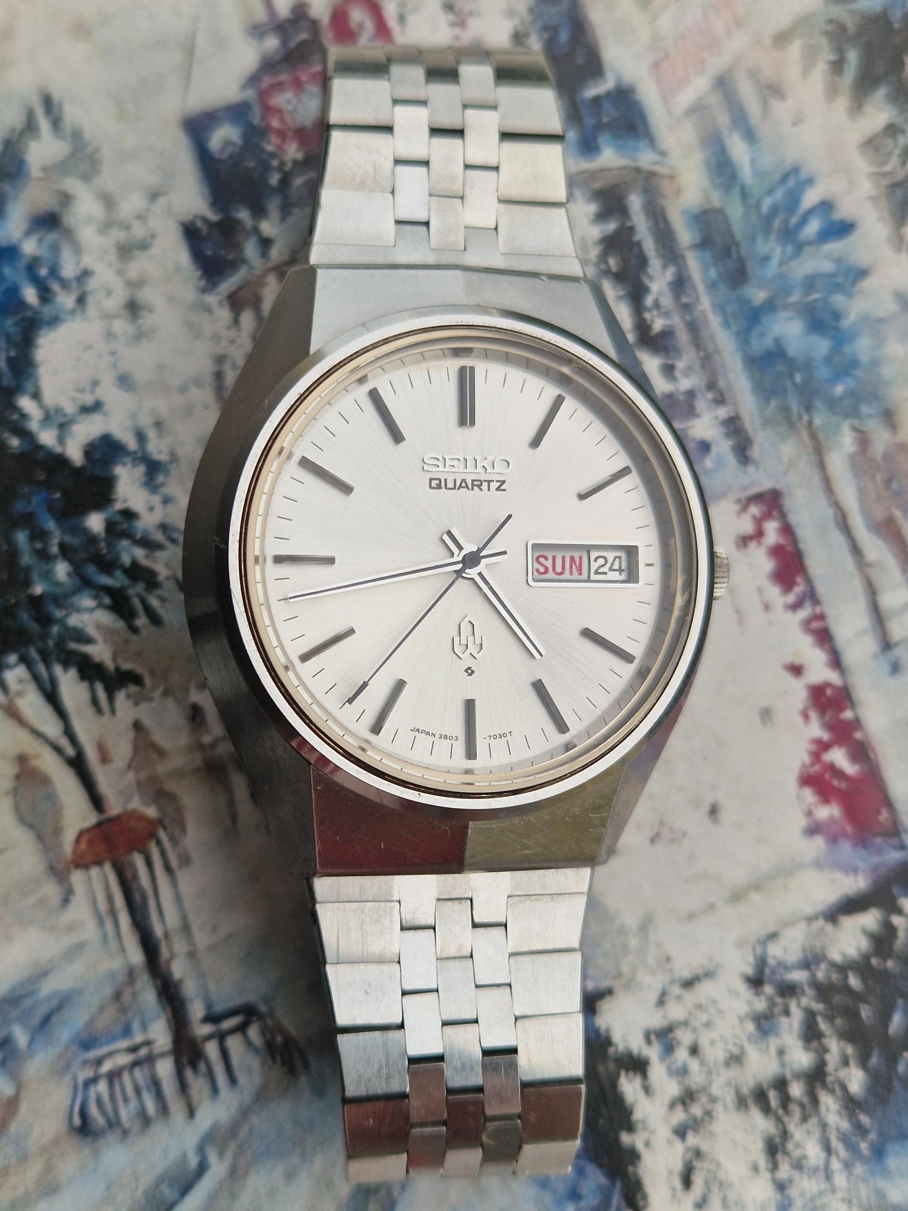 稼働】SEIKO 3803-7020 初期38クォーツ デイデイト 【公式通販】