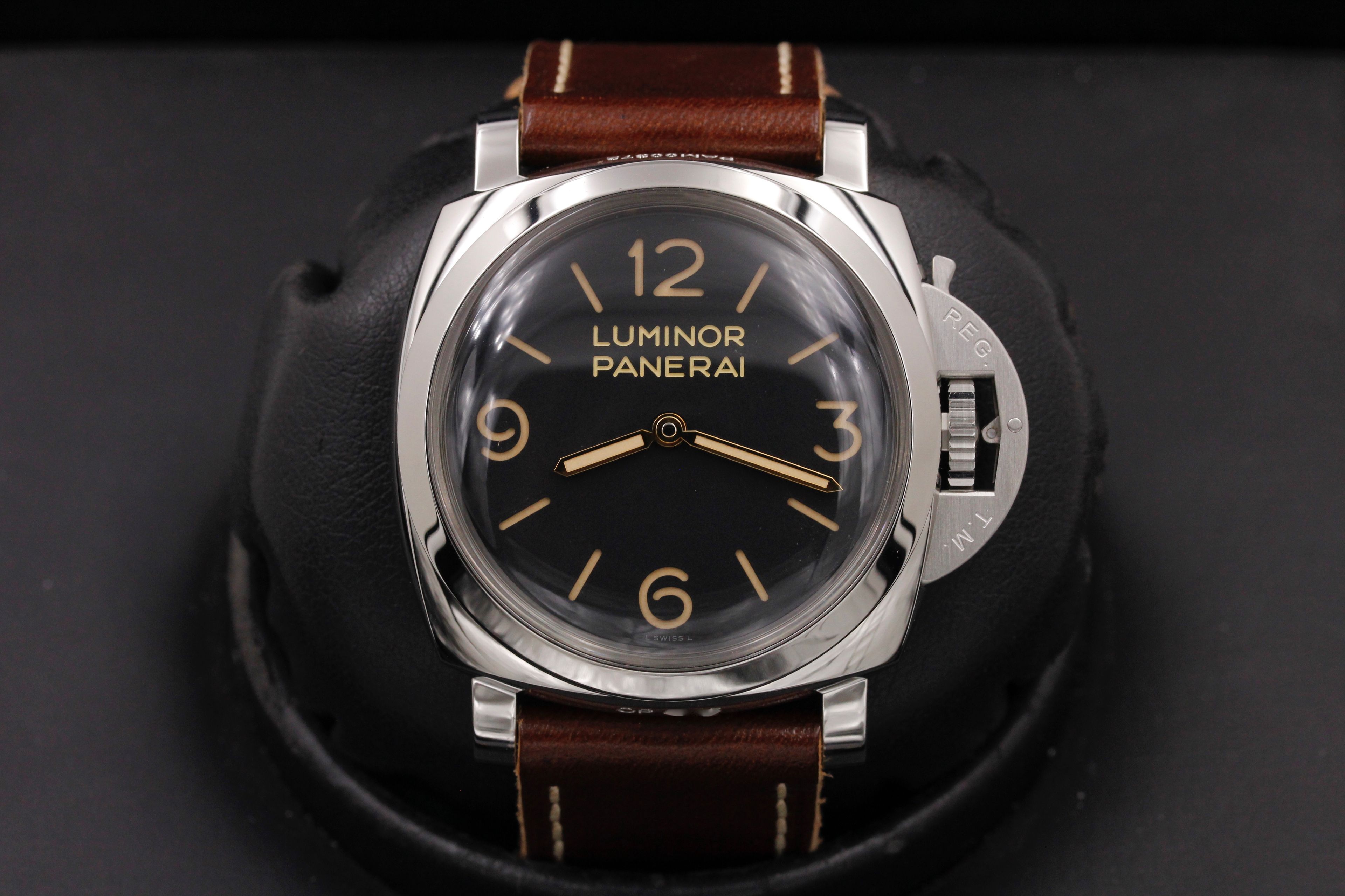 FSOT Panerai Pam 372 P Series 47mm Luminor Plexi MINT