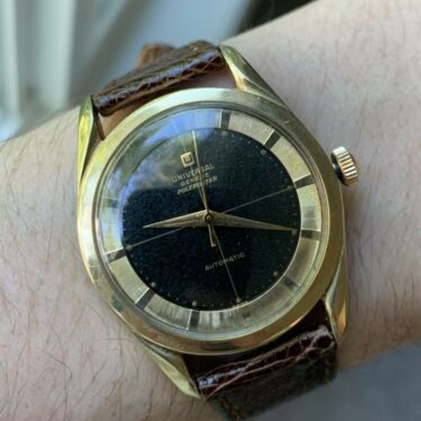 UNIVERSAL GENEVE POLEROUTER BUMPER AUTO GREAT SHAPE!! WatchCharts