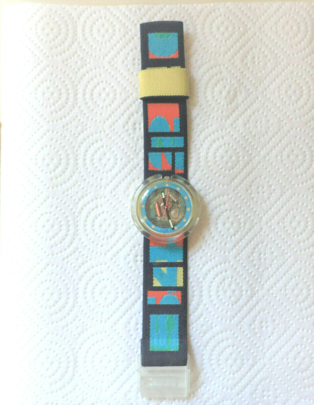 POP SWATCH Vintage Watch 1990 Bungy PWBK126 Works | WatchCharts