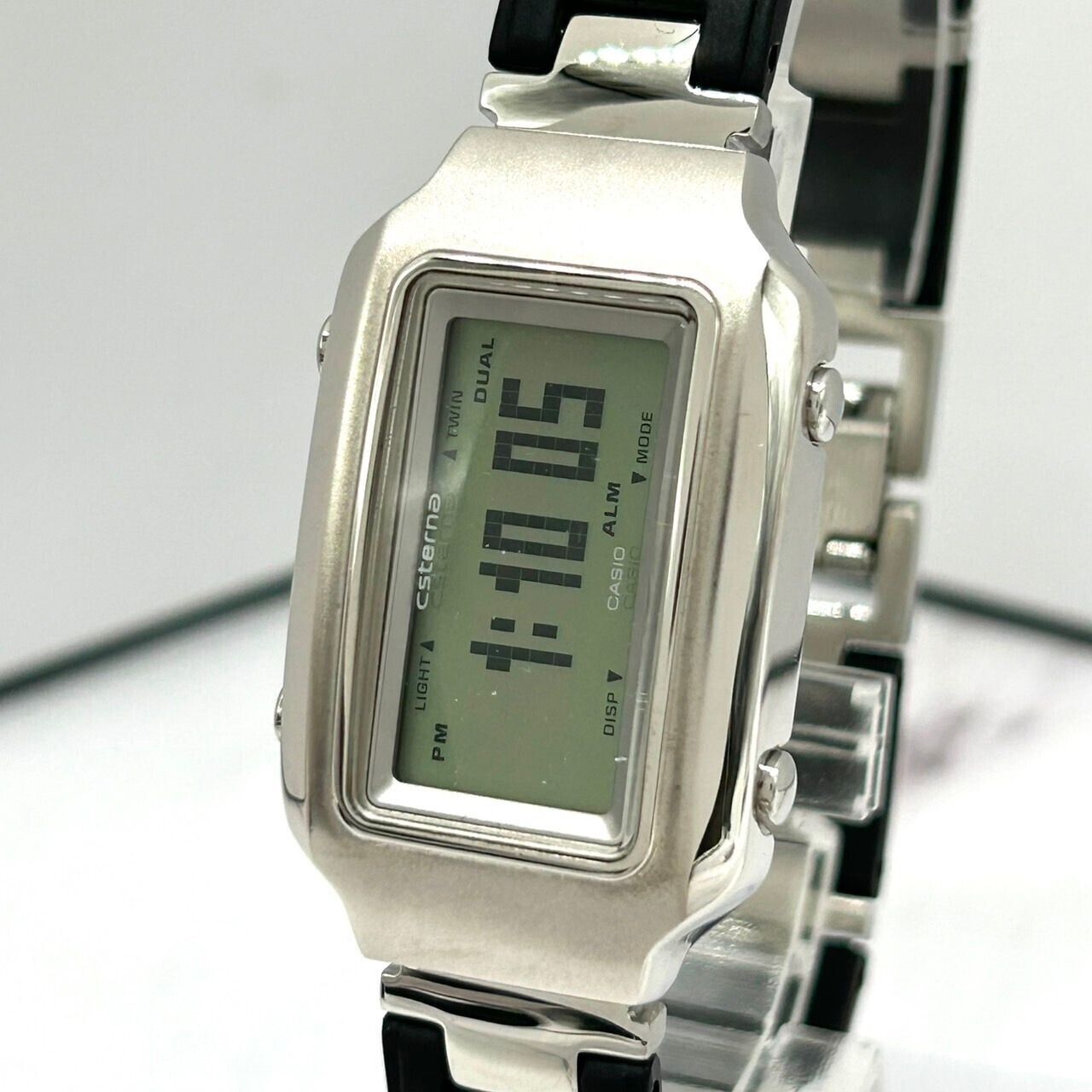 VINTAGE CASIO CSN-022 CSTERNA Square Watch NEW BATTERY MINT