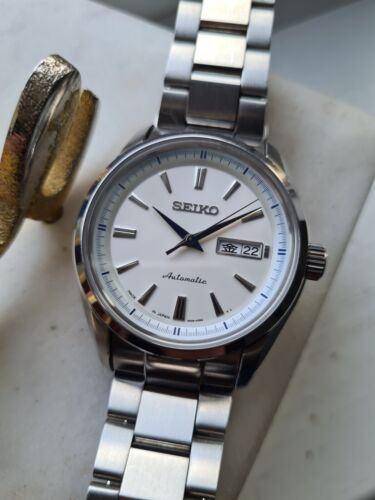 2014 WHITE SEIKO PRESAGE, 4R36-03H0, Men's Automatic Watch