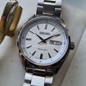 2014 WHITE SEIKO PRESAGE, 4R36-03H0, Men's Automatic Watch