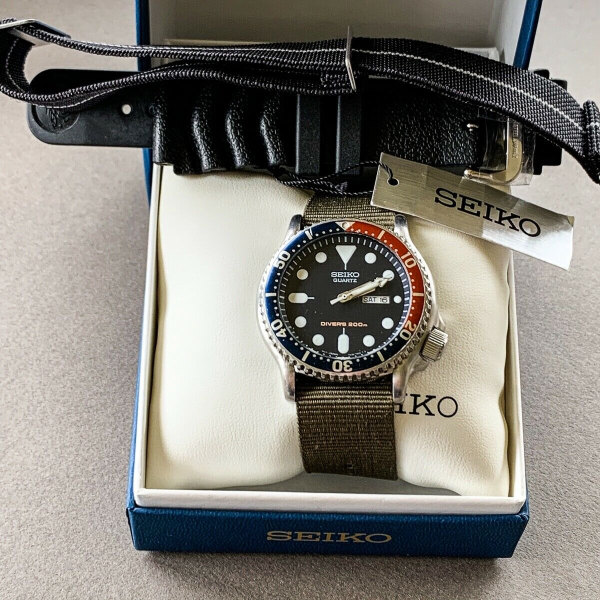 SEIKO SHC033 PEPSI RARE QUARTZ DIVER (7N43-7A09) w/EXTRAS EX+++ Condition |  WatchCharts