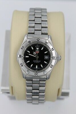 Tag Heuer 2000 WK1310.BA0319 Black SS Watch Womens Professional