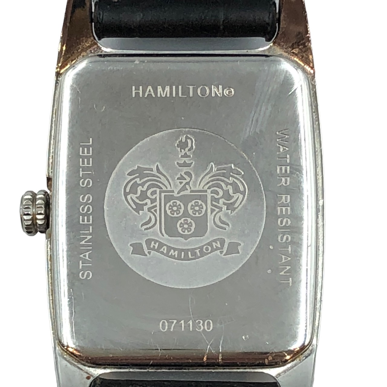 HAMILTON Hamilton Bolton square watch watch battery replaced operation  product 071130 | WatchCharts Marketplace