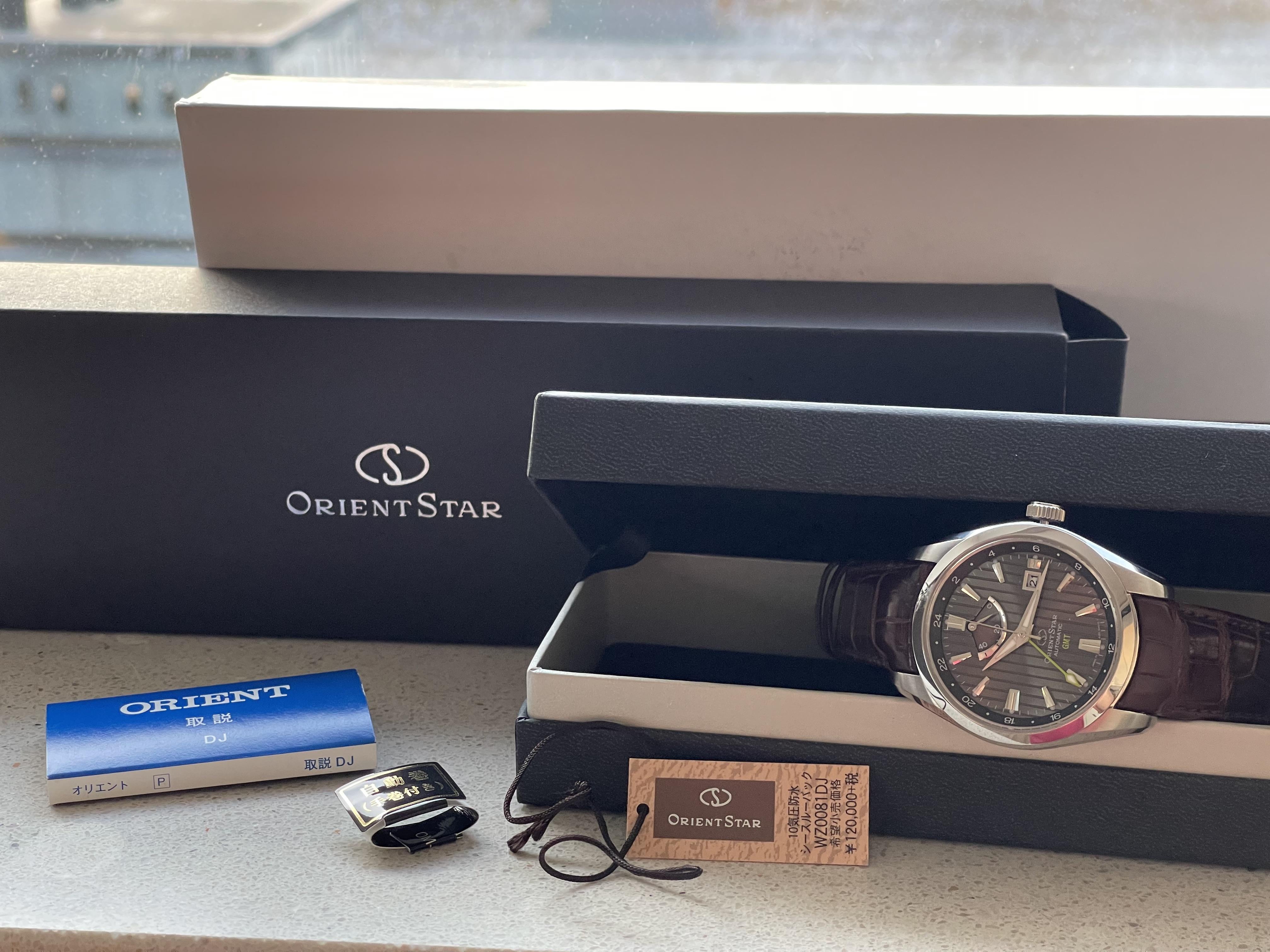 WTS] Orient Star GMT grey charcoal WZ0081DJ Prestige JDM