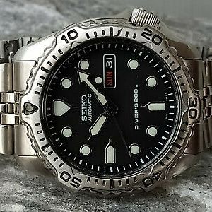 RARE SEIKO SCUBA DIVER 7S26-7020 SKX171 AUTOMATIC MENS WATCH 