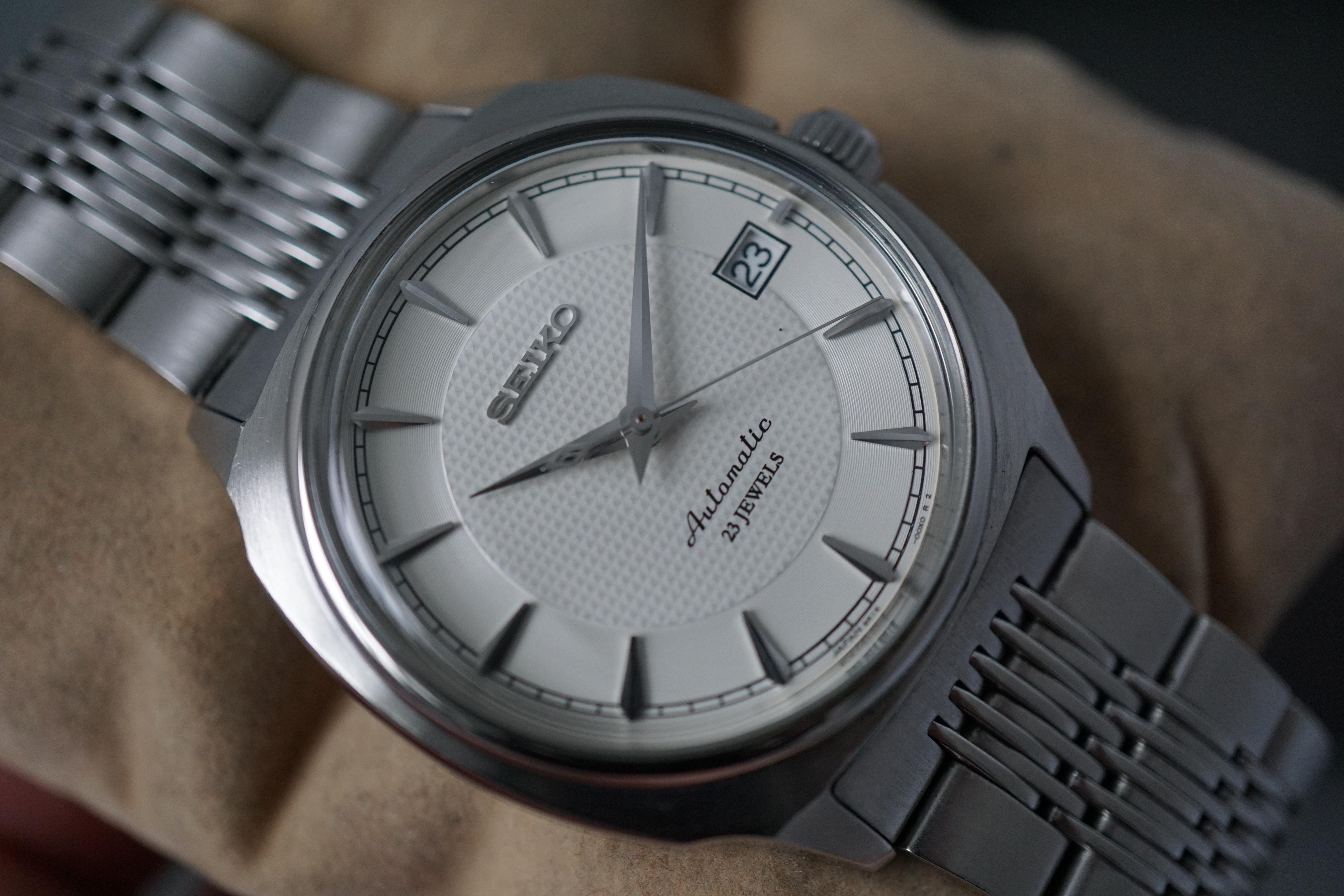 Montre Seiko Automatic SARB065 Presage - Cadran Bleu, Boîtier Acier - Occasion Très Bon état