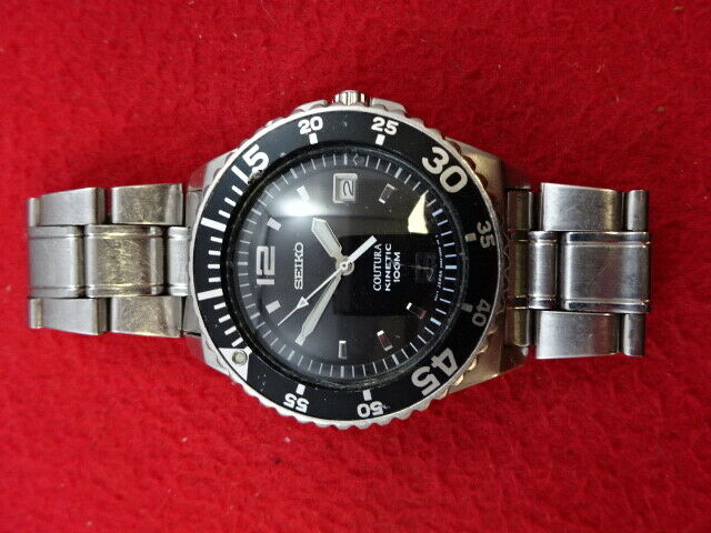 Seiko Coutura Kinetic Divers Watch 5M62 0A10 WatchCharts