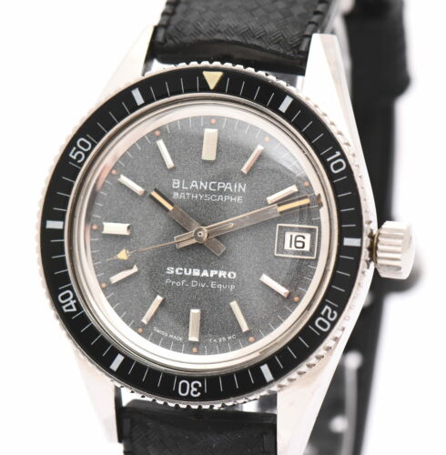 Blancpain Bathyscaphe Fifty Fathoms Scubapro Stahl Uhr Papiere Box