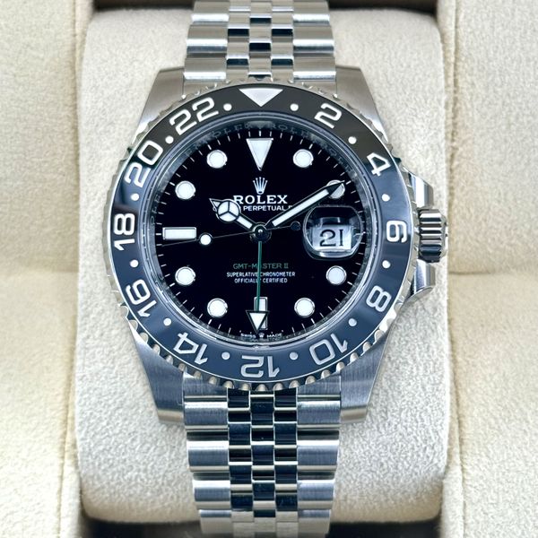 FSOT:NEW 2024 Rolex GMT-Master II “Bruce Wayne” 40mm 126710GRNR Jubilee ...