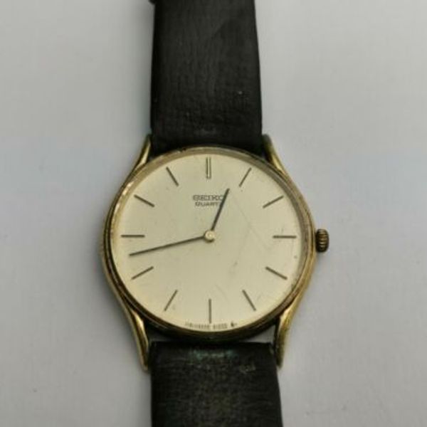 Rare Seiko 2620-0030 Men's Quartz Watch for Repair with Vintage Hirsch ...