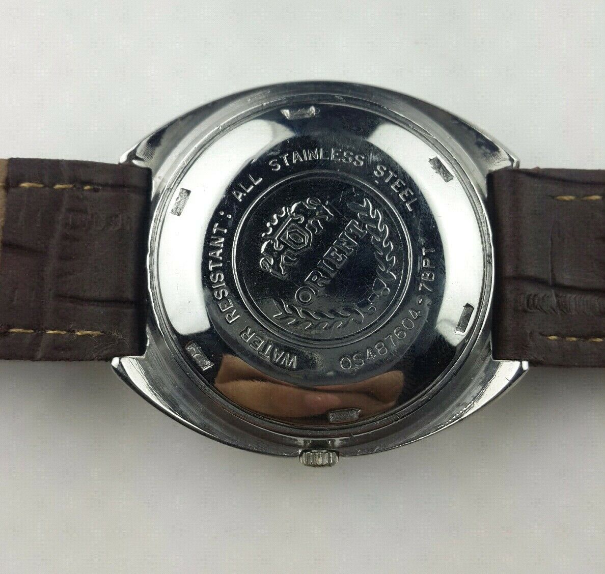 VINTAGE ORIENT 48741 21J AUTOMATIC MENS JAPAN ORIGINAL DIAL WRIST
