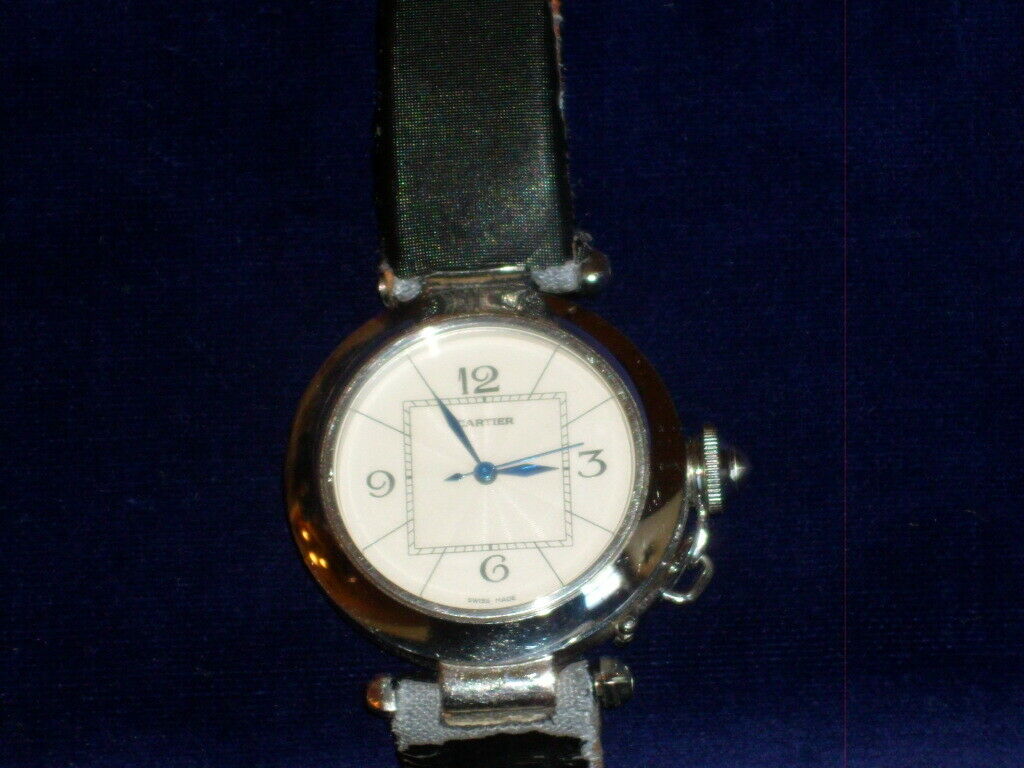 Genuine Pasha de Cartier 2324 Mens Watch Needs a New Watch Band Runs Perfect WatchCharts Marketplace