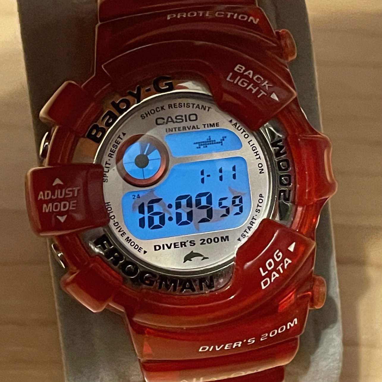 CASIO G-SHOCK Baby-G フロッグマン BGW-104K-