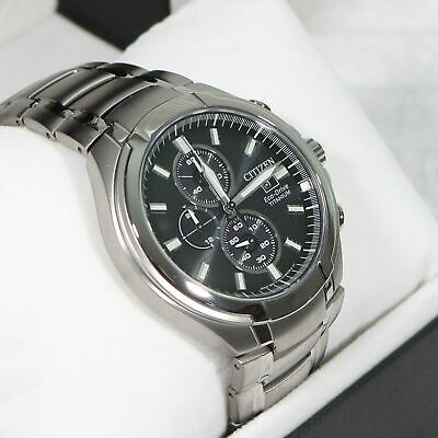 Citizen Super Titanium Grey Dial Chronograph Men's Watch CA0700-86E ...