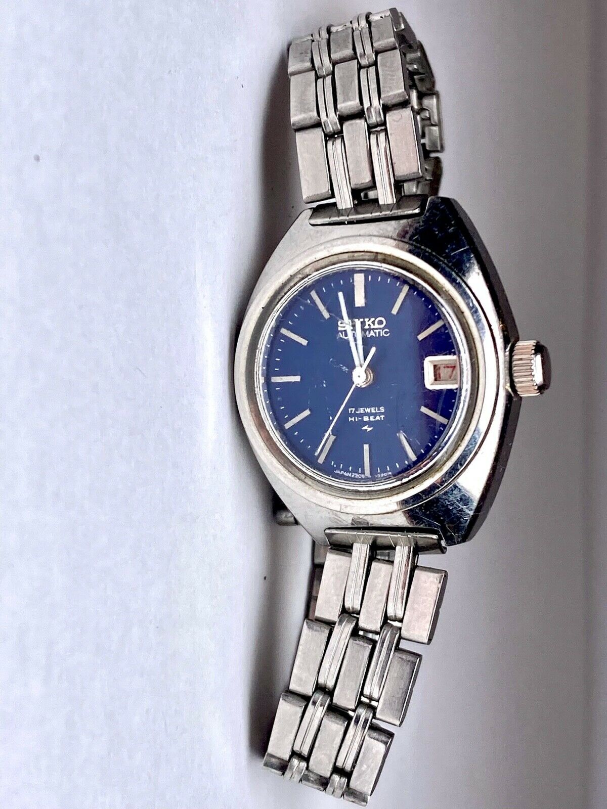 Vintage Seiko Automatic 17 Jewels Hi-Beat Women\'s Watch Ref. 2205-0449 Vintage Seiko 2205-0441 Automatic 17 Jewels Hi-Beat 24MM  main image 3