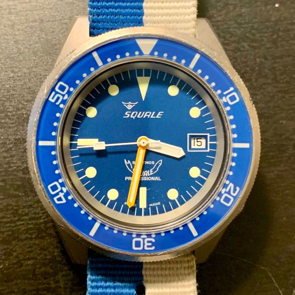 [WTS] Squale 1521 Ocean Blasted w/ Sapphire Bezel | WatchCharts Marketplace