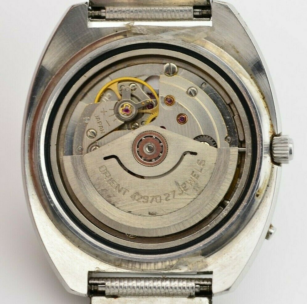 Vintage Mens Orient Automatic Watch Kanji DayDate 429-18271 JDM