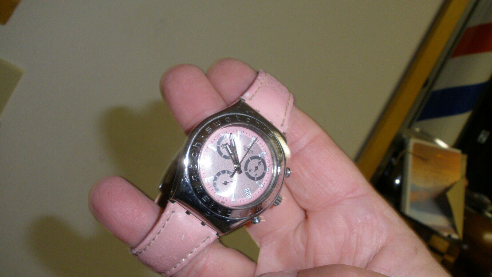 Swatch hotsell irony pink