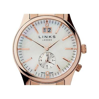 Links Of London Men S Regent Rose Gold Vermeil Bracelet Watch L Rrp995 New Watchcharts