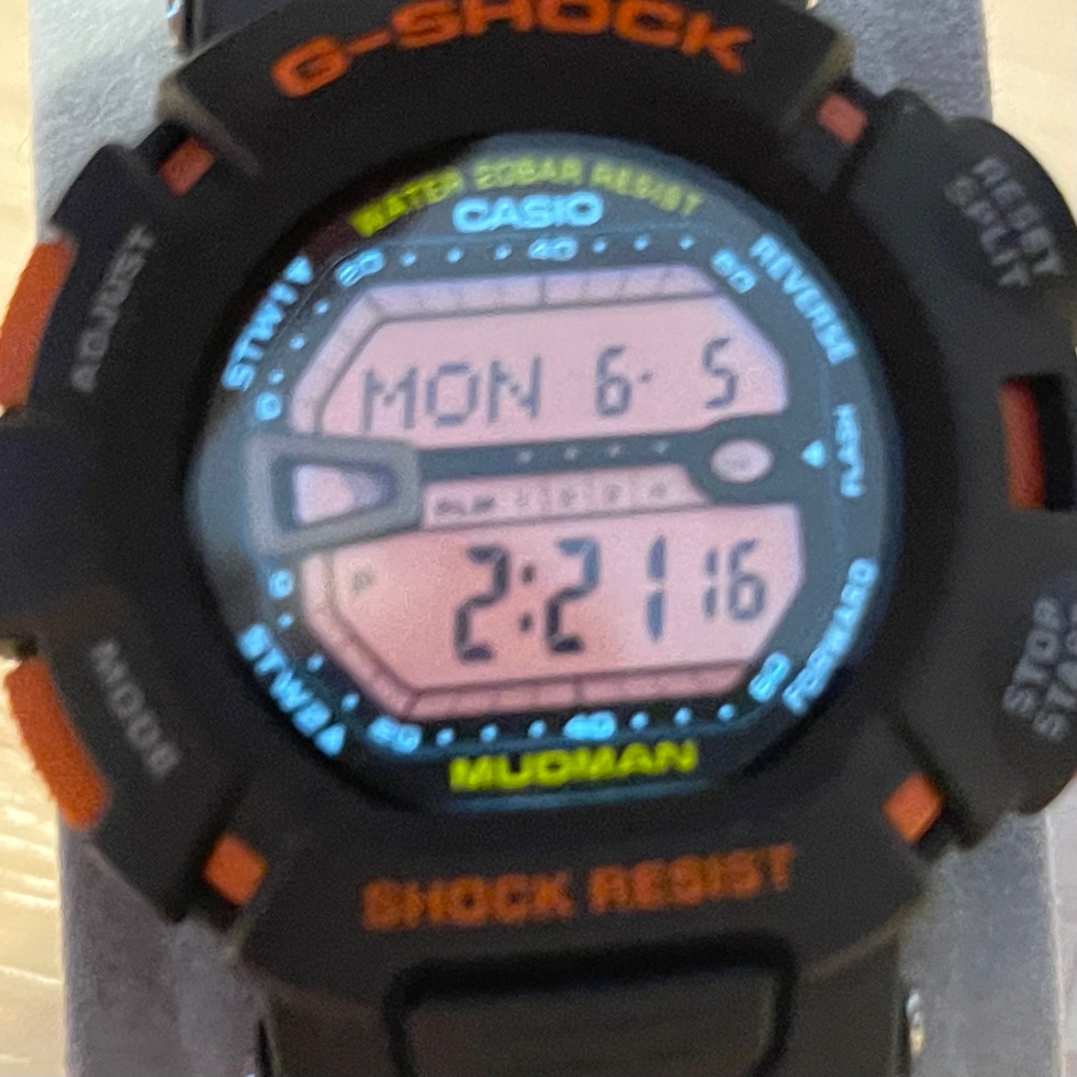 WTS] Casio G-Shock G-9000MX-8 Mudman Orange LCD Digital