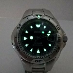 Seiko Scuba 200m Pippin SBCM007 Blue 8F35-0030 Perpetual HAQ; Full