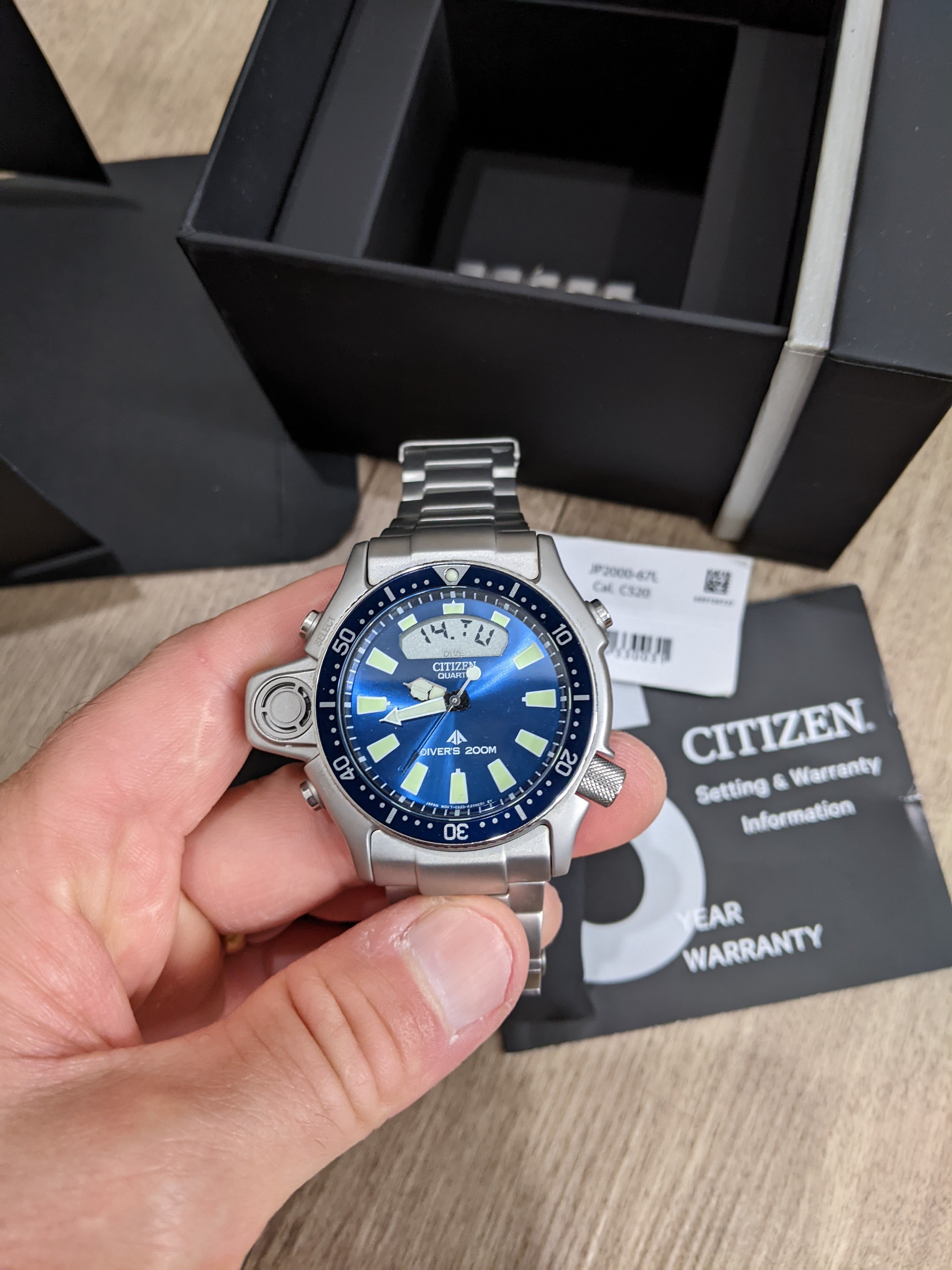 650 USD Oris TT1 lume dial fresh Oris service and refurb