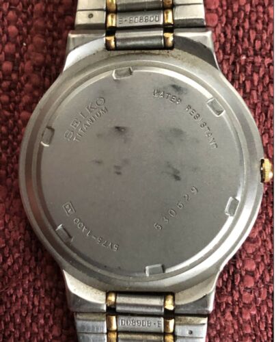 Vintage Seiko Solar Titanium 5Y75-1A00 Men's Watch | WatchCharts
