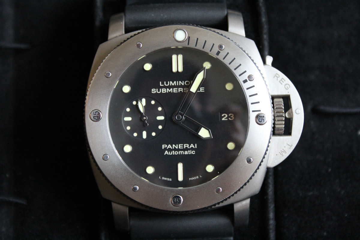 FS Panerai Luminor Submersible PAM 305 1950 3 Days Titanium 47mm