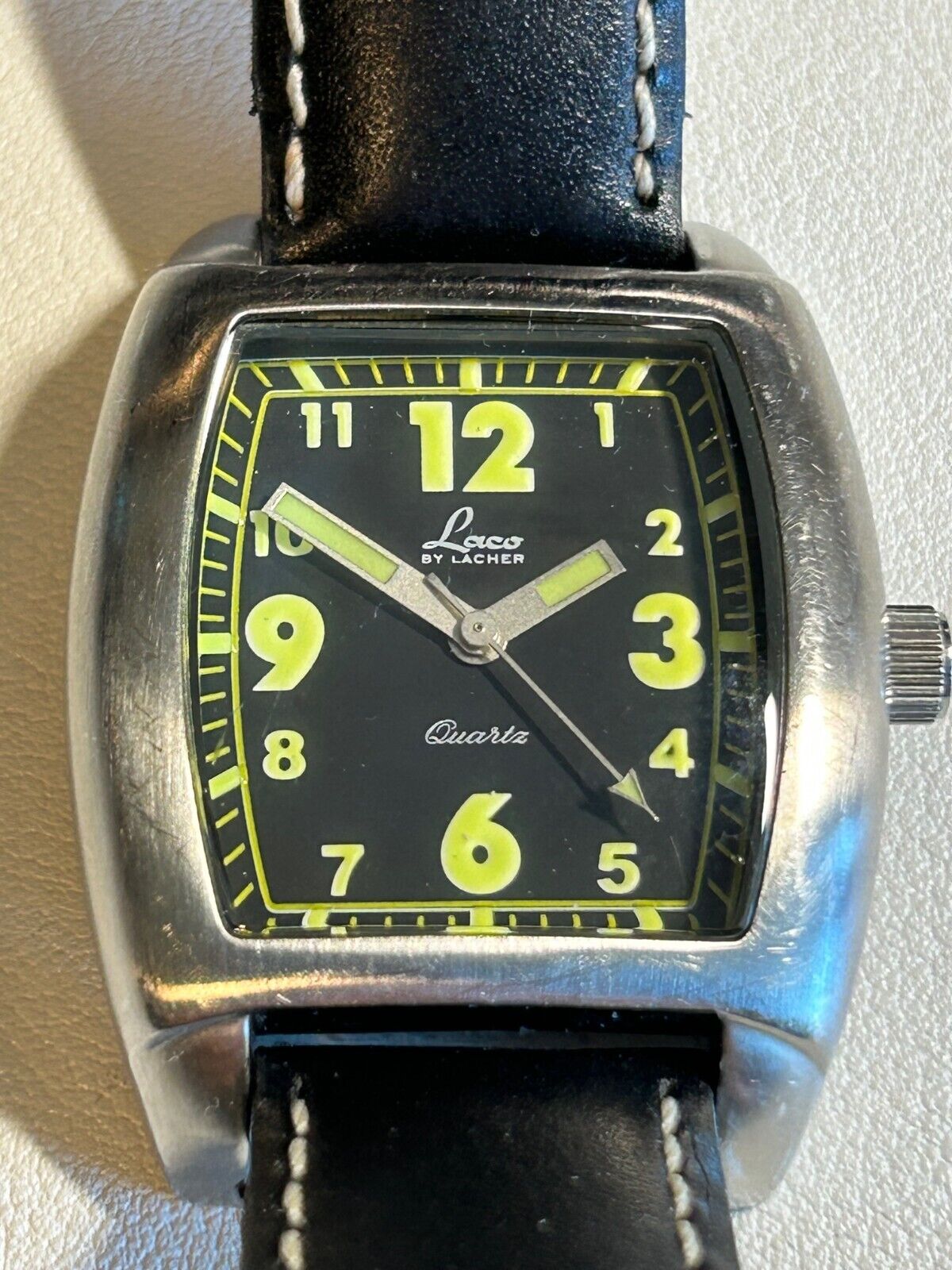 Lacher Laco & Co. West Germany rare vintage watch #madeingermany #vintage # watches - YouTube