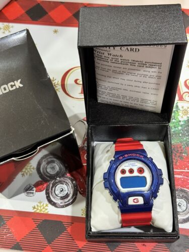 Casio G-Shock Blue and Red DW-6900AC-2 DW6900AC | WatchCharts ...