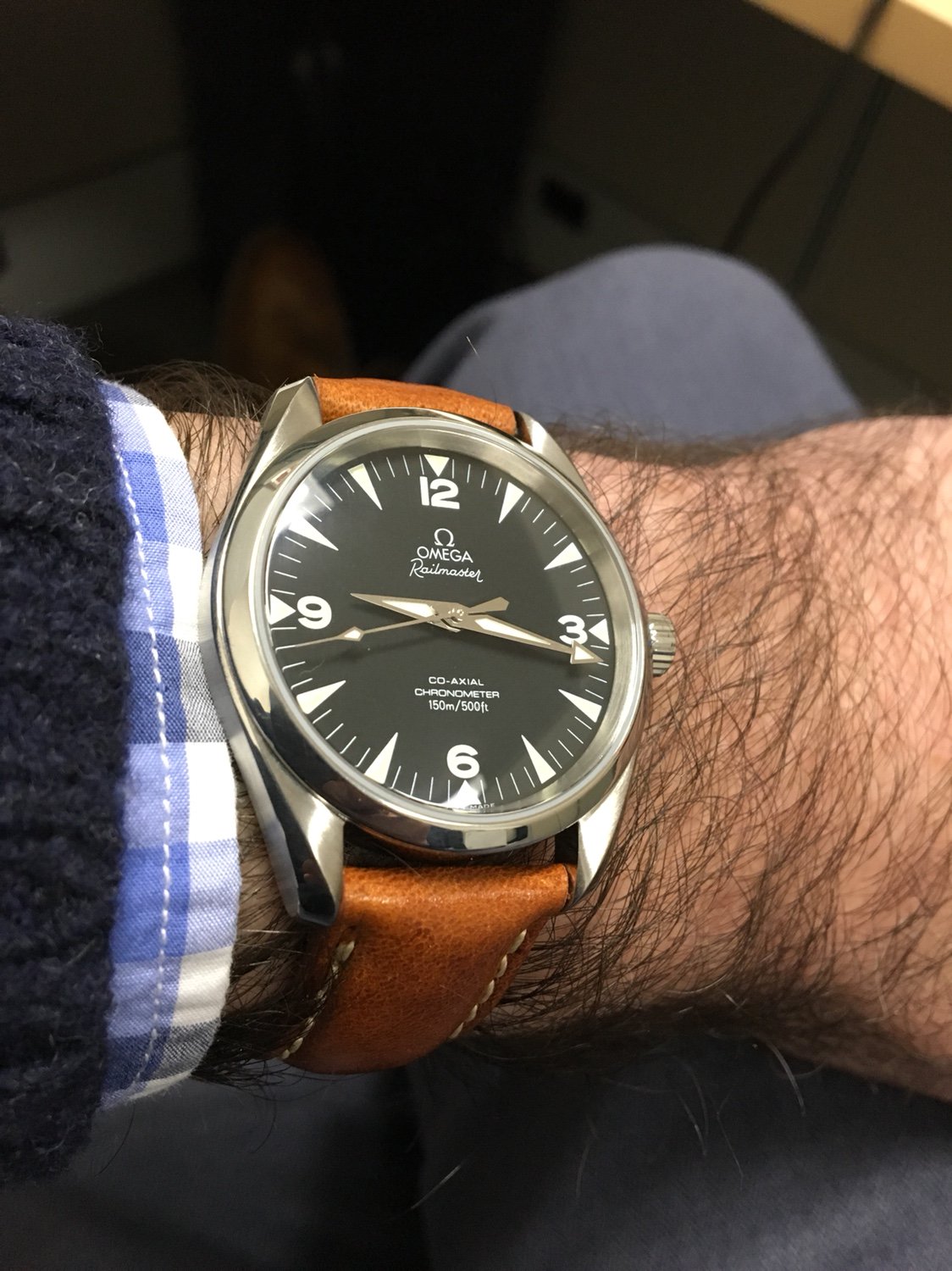 omega railmaster 39mm