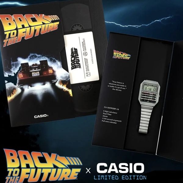CASIO x Back To The Future - Limited Edition Watch - CA-500WEBF-1A ...