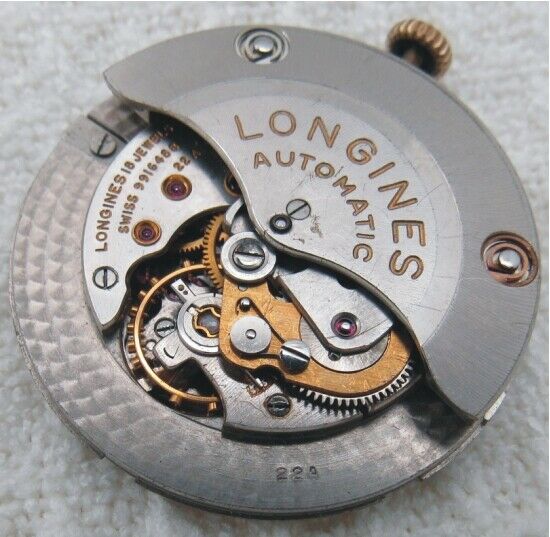 Longines Automatic Caliber A22 Sub Second Movement Spare Or