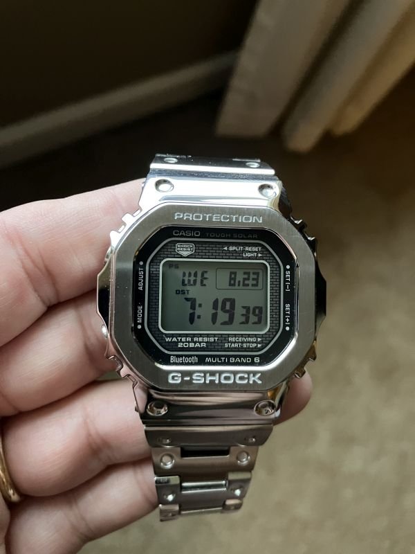 300 USD] Casio G-Shock GMW-B5000D-1JF - stainless full metal