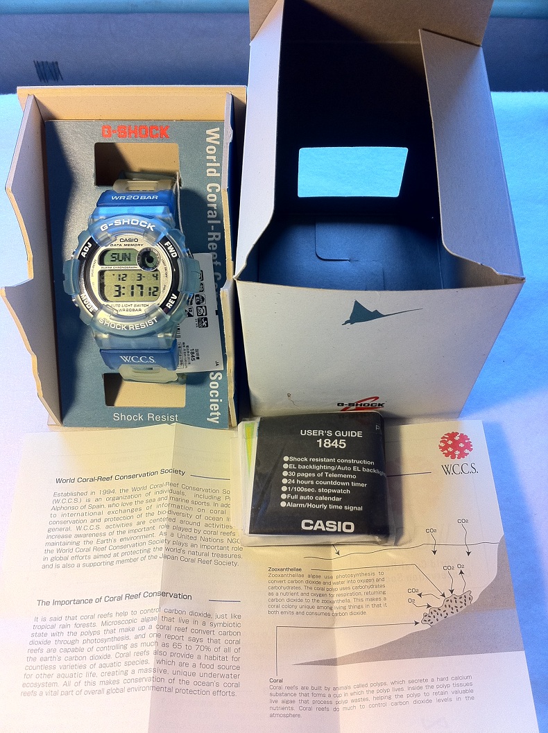 Reduced Again Casio DW-9600WC-2T WCCS G-Shock Blue Jelly £70